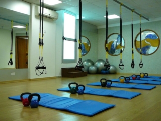 Health Club aerobics room at Paphos Aphrodite Sands Resort