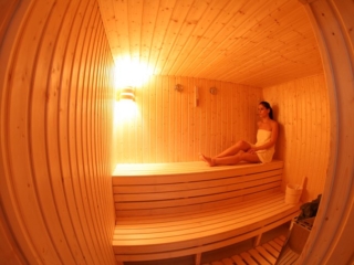 Sauna in the Health Club of Paphos Aphrodite Sands Resort