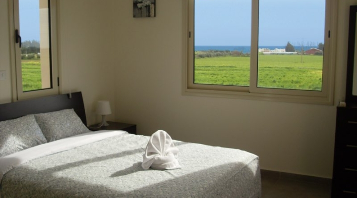 View of Master Bedroom in Villa of Paphos Aphrodite Sands Resort