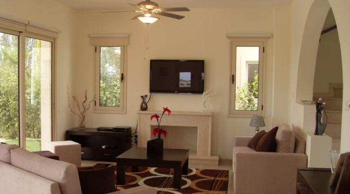 Living Room of Villa at Paphos Aphrodite Sands Resort