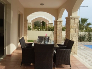 Terrace of Villa Paphos Aphrodite Sands Resort