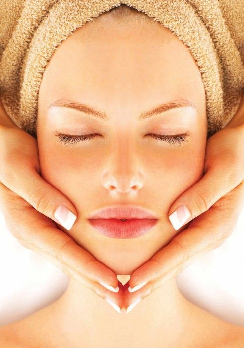 Woman Facial Treatment in Spa Centre